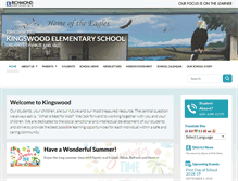 Tablet Screenshot of kingswood.sd38.bc.ca