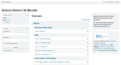 Desktop Screenshot of moodle.sd38.bc.ca