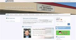 Desktop Screenshot of diefenbaker.sd38.bc.ca